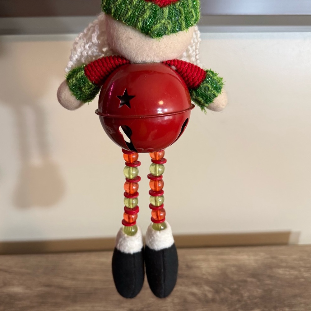 Santa Gnome Christmas Decoration Shelf Sitter Decor Bell - Picture 6 of 7